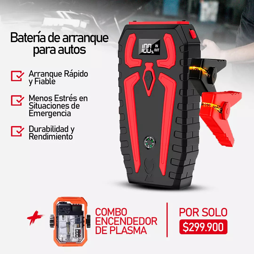 Bateria de carro + encendedor plasma
